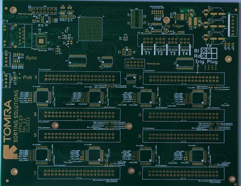 8层工控pcb板